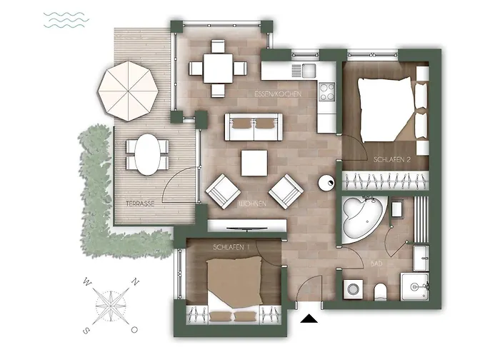 Apartment Windrose 2